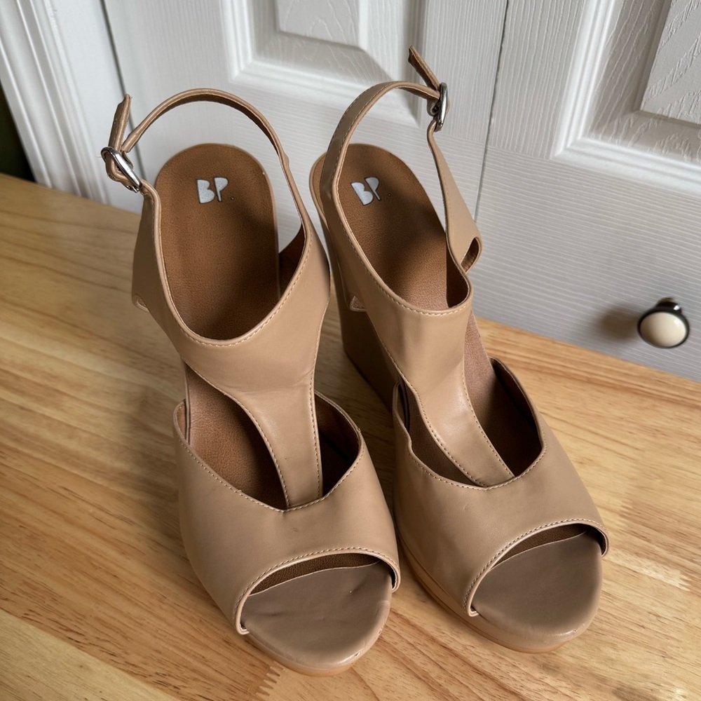 Nordstrom BP Spring Wedges - Nude - Women’s 12